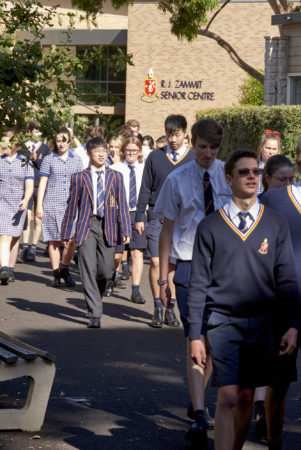 Zammit Senior Building Showing International Students