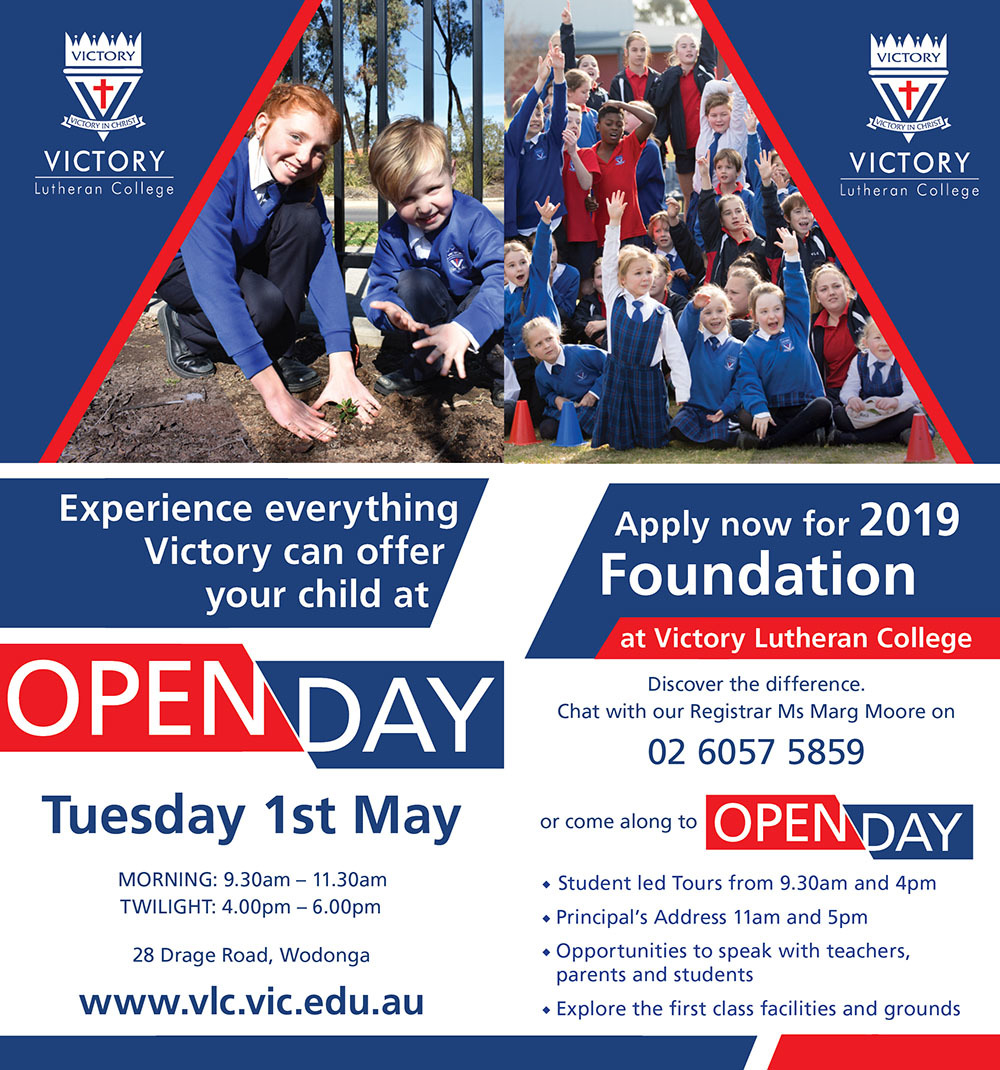 2018 Open Day Notice