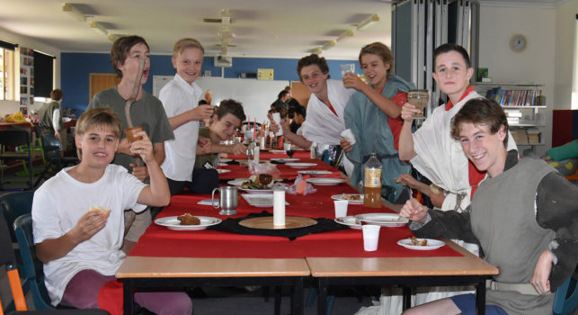 Yr 8 Medieval Day Boys Feast