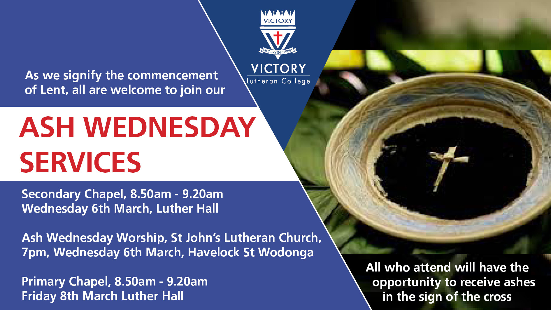 2019 Ash Wednesday Service