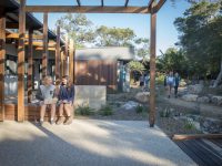 Out in front of the Homestead