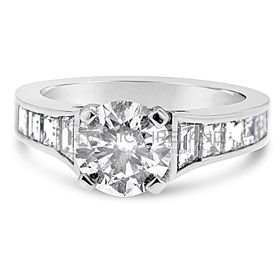 TDR3/ Platinum Diamond Engagement Ring