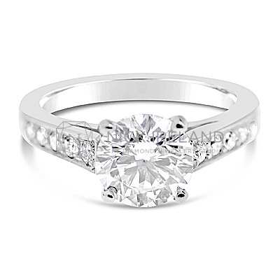 TDR5/ Platinum Diamond Engagement Ring
