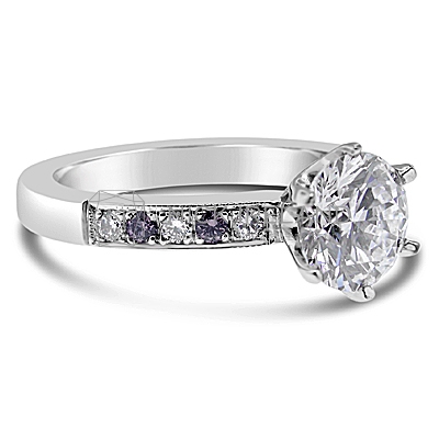 TDR6/ Platinum Diamond Engagement Ring