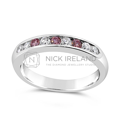 DJSP30/ 18ct White Gold Wedding Ring