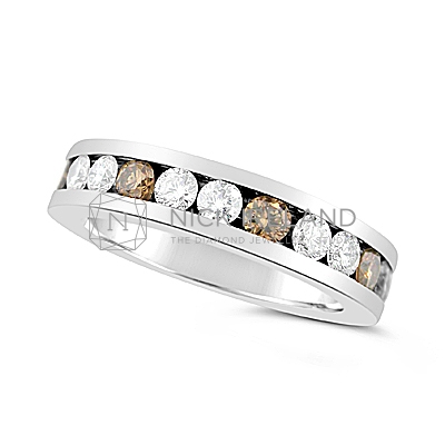 DWR5/ Platinum Argyle Diamond Wedding Ring