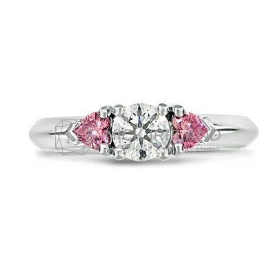 DJSP/46 Platinum Argyle Pink Diamond Engagement Ring