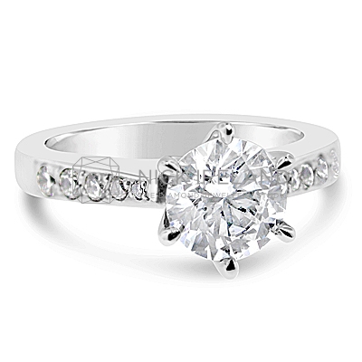 TDR15/ Platinum Diamond Engagent Ring