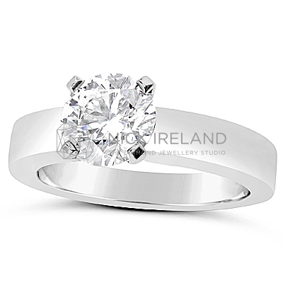 TDR22/ Platinum 1ct Diamond Solitaire