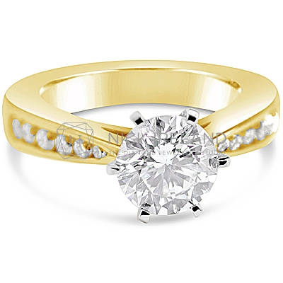 TDR24/ 18ct Yellow Gold Diamond Solitaire Engagement Ring
