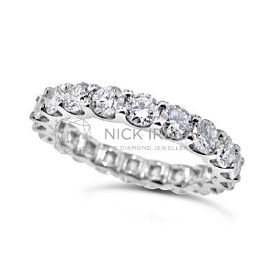 DWR11/ Platinum 2ct Diamond Wedding Ring