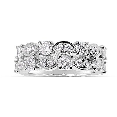 DWR15/ Platinum Diamond Wedding Ring