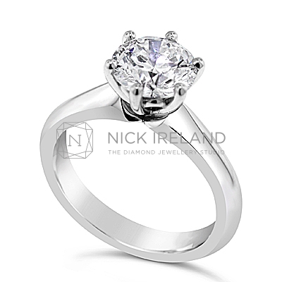 TDR42/ Platinum 1ct Diamond Solitaire