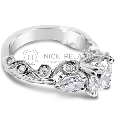TDR25/ Platinum 1.1ct Diamond Engagement Ring