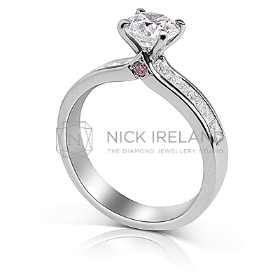 DJSP34/ Platinum TripleEx H&A™ Diamond Ring