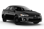 black-mitsubishi-lancer-car-model