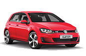 volkswagon-golf-GTI-red-car-model