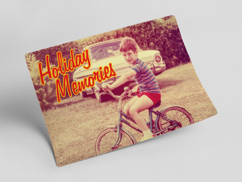 Holiday memories - fatigue postcard