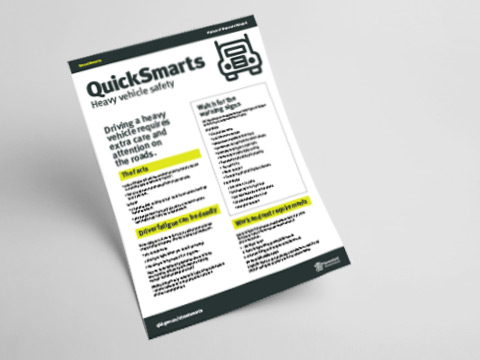 Heavy Vehicles - A4 fact sheet