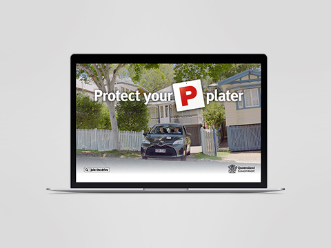 Protect your P-plater - screensaver