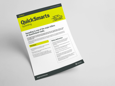 Speeding - A4 fact sheet