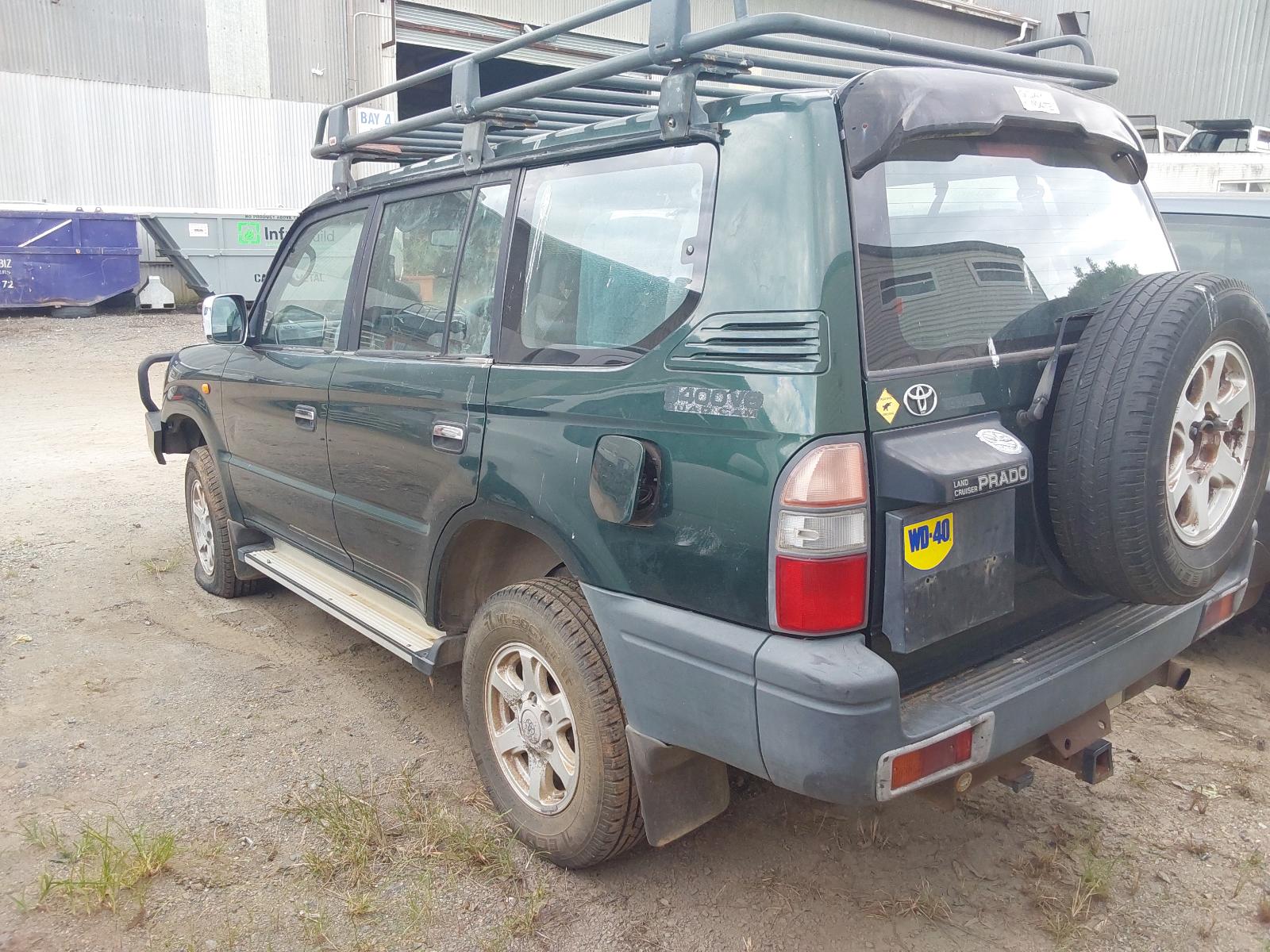 View Auto part Right Rear 1/4 Door Glass Toyota Prado 1998