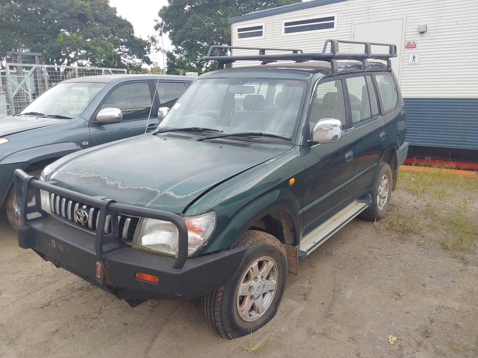 View Auto part Right Rear 1/4 Door Glass Toyota Prado 1998