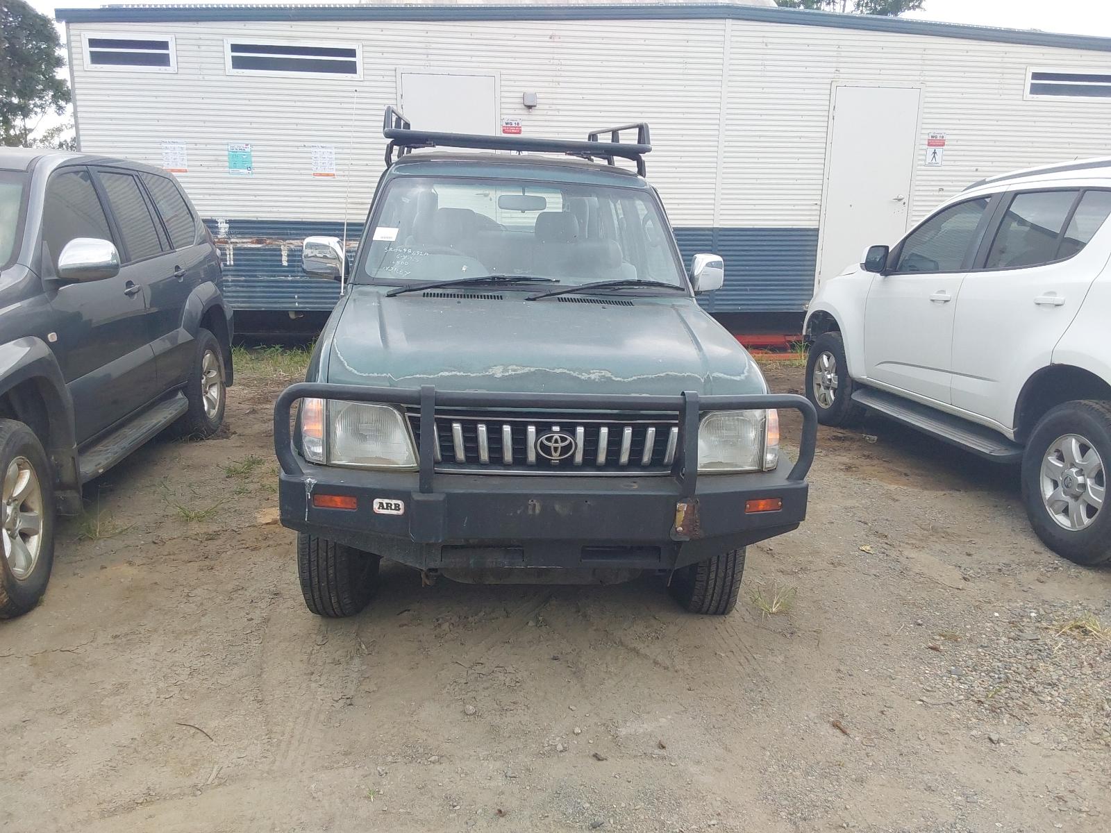 View Auto part Right Rear 1/4 Door Glass Toyota Prado 1998