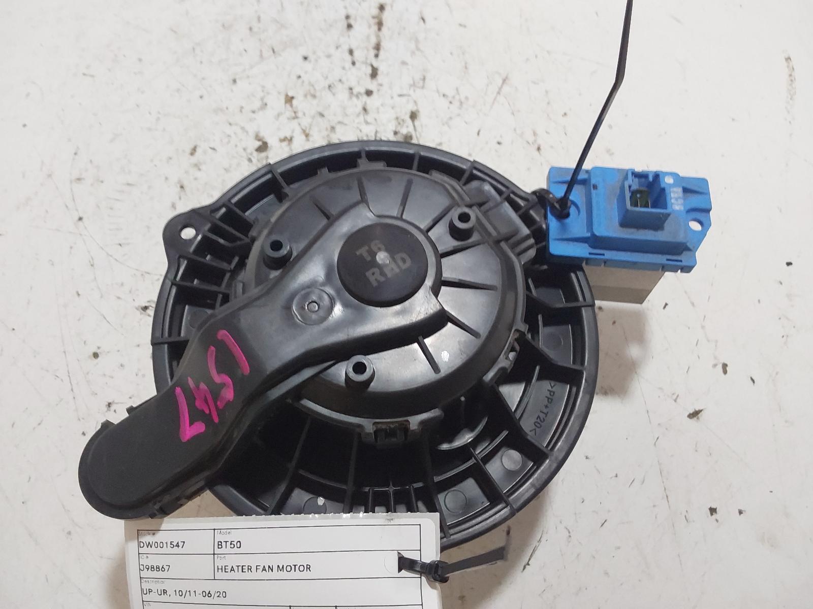 View Auto part Heater Fan Motor Mazda Bt50 2012