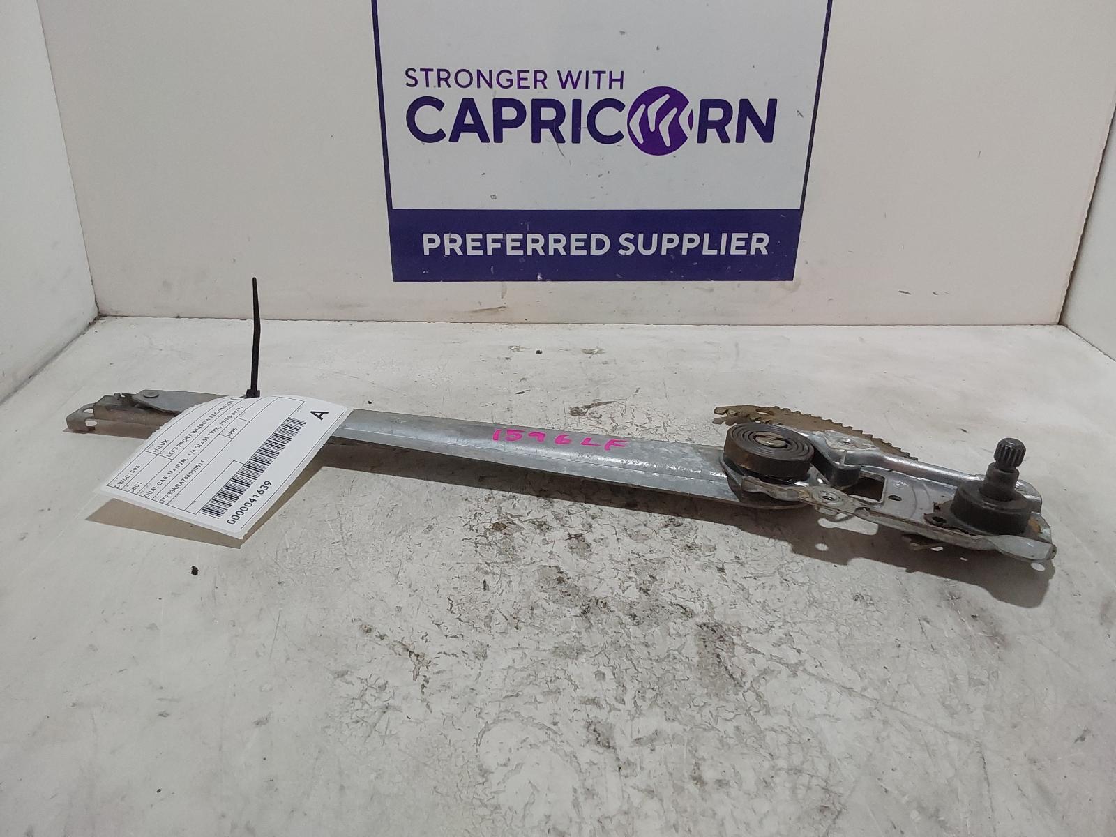 1995 Toyota Hilux Left Front Window Reg/Motor View Auto part Left Front Window Reg/Motor Toyota Hilux 1995