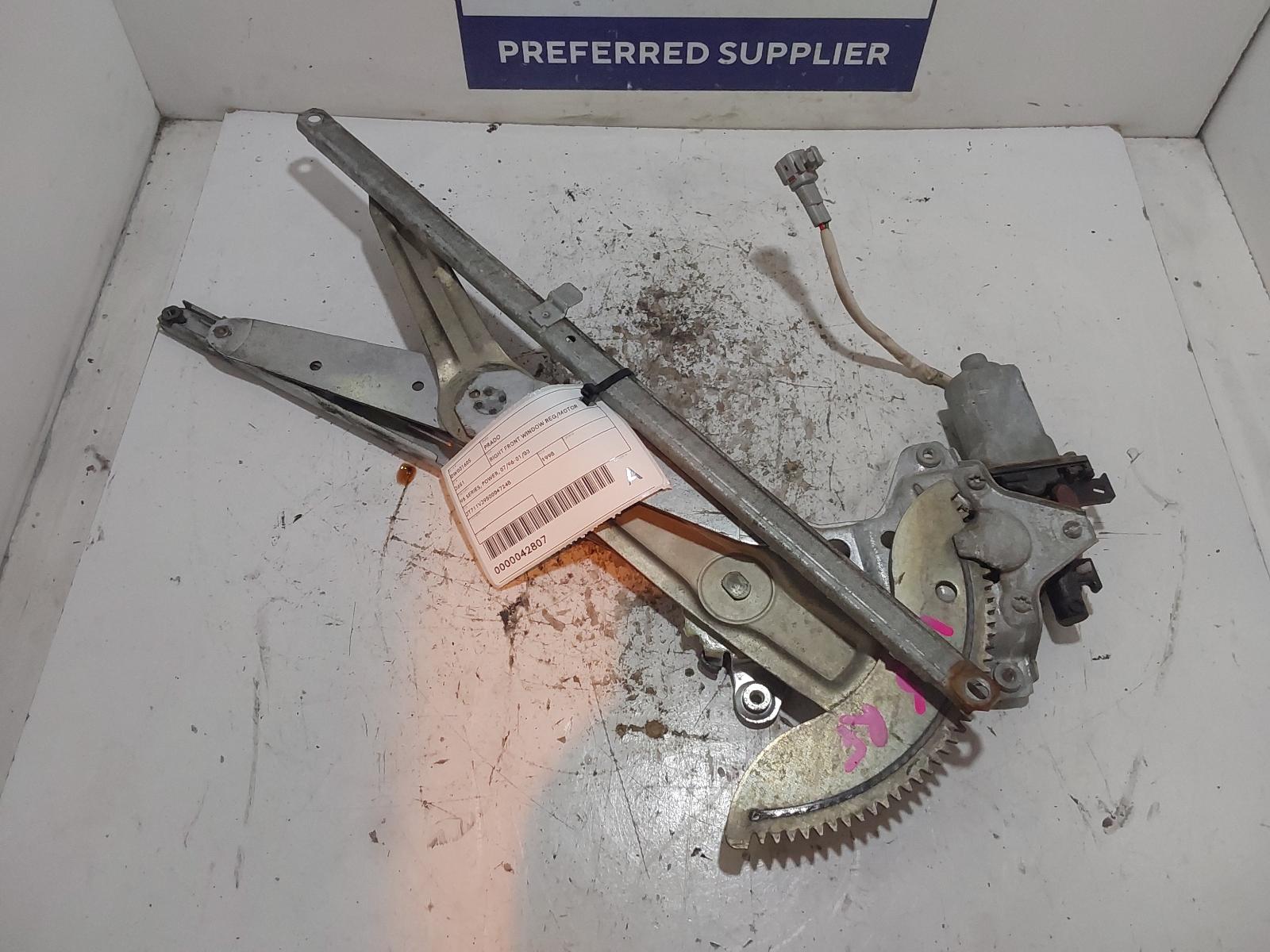 View Auto part Right Front Window Reg/Motor Toyota Prado 1998