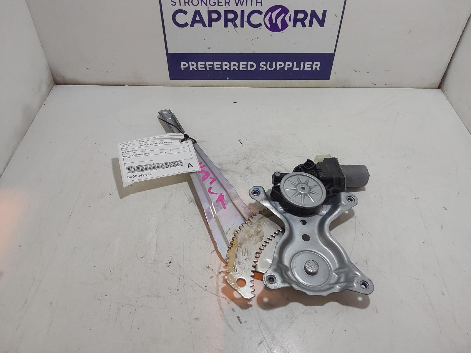 View Auto part Left Rear Wnd Reg/Motor Mitsubishi Triton 2016