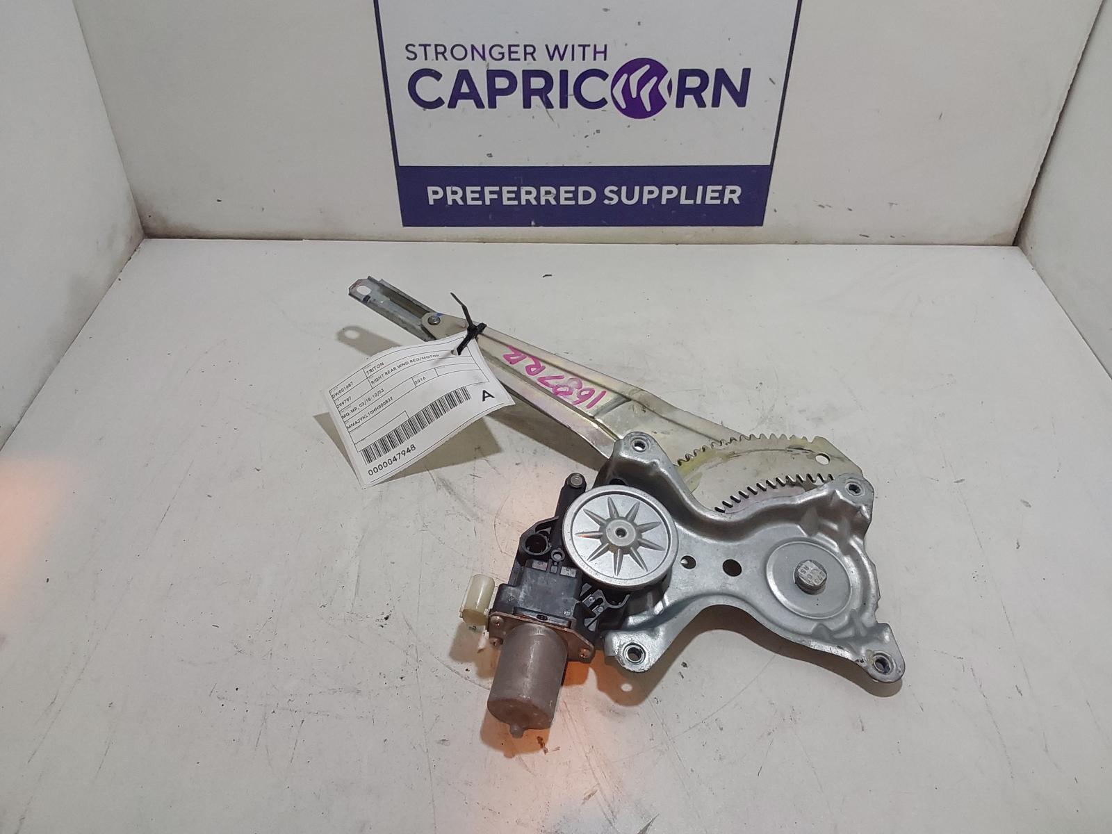 View Auto part Right Rear Wnd Reg/Motor Mitsubishi Triton 2016