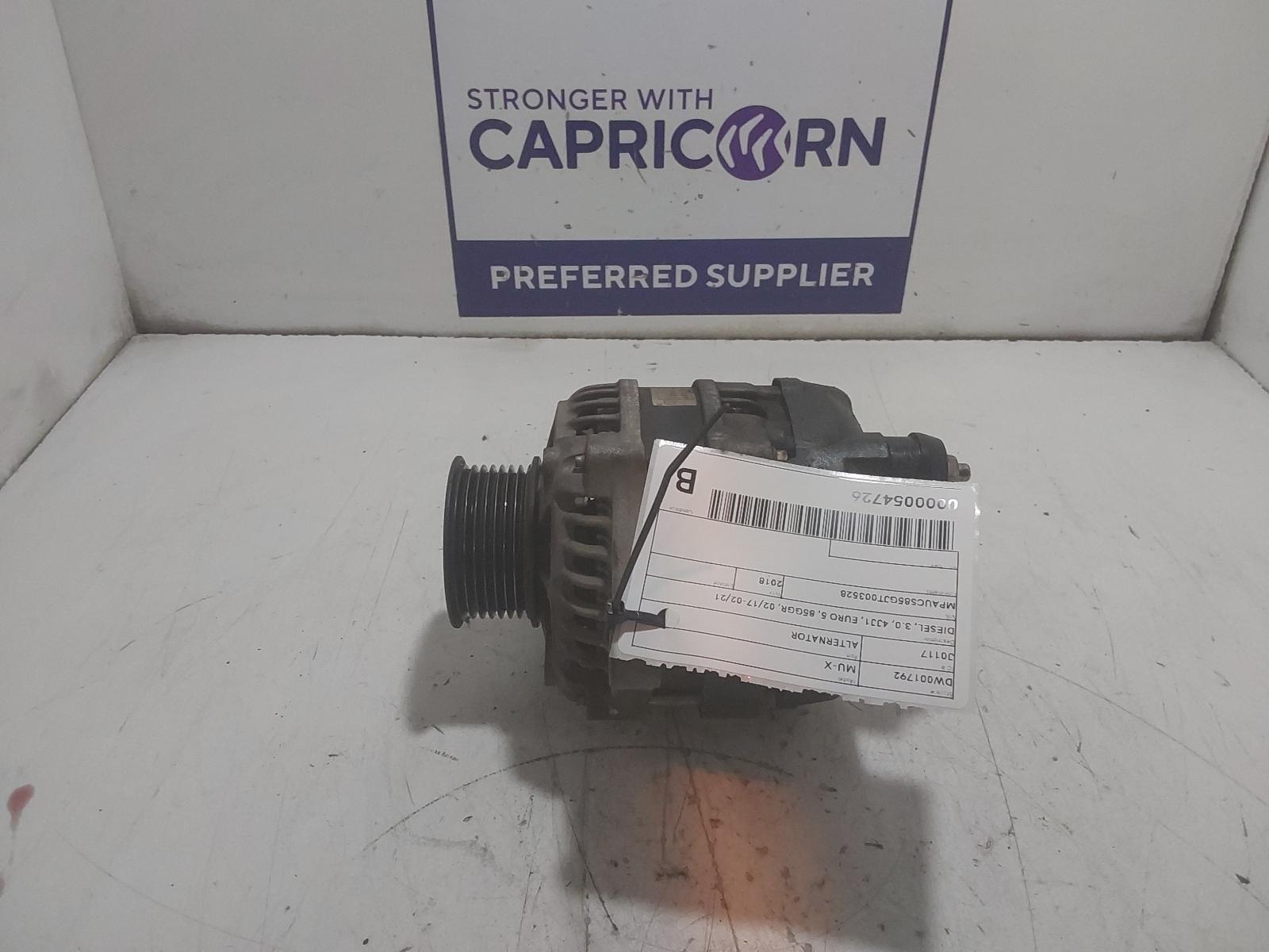 View Auto part Alternator Isuzu Mu-x 2018