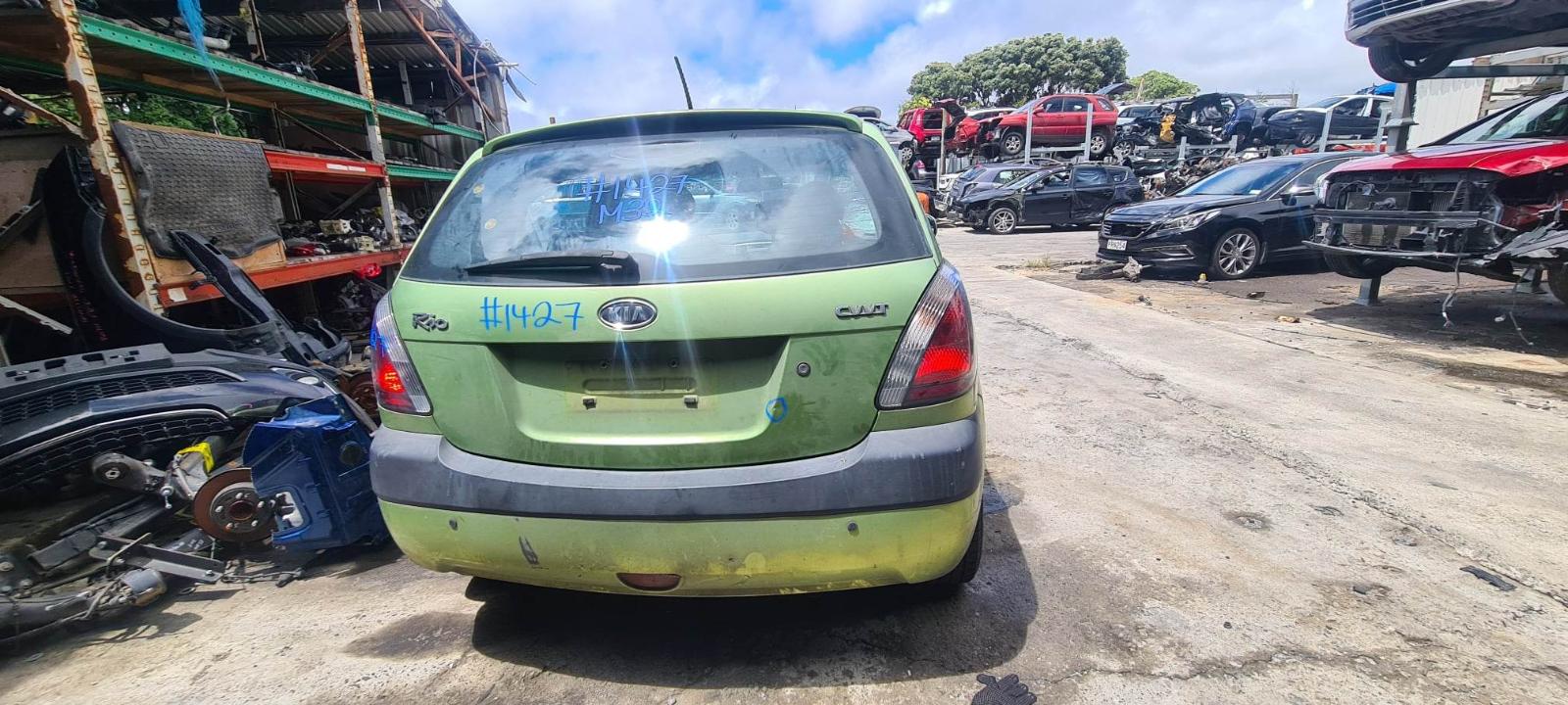 View Auto part Right Rear 1/4 Door Glass Kia Rio 2007