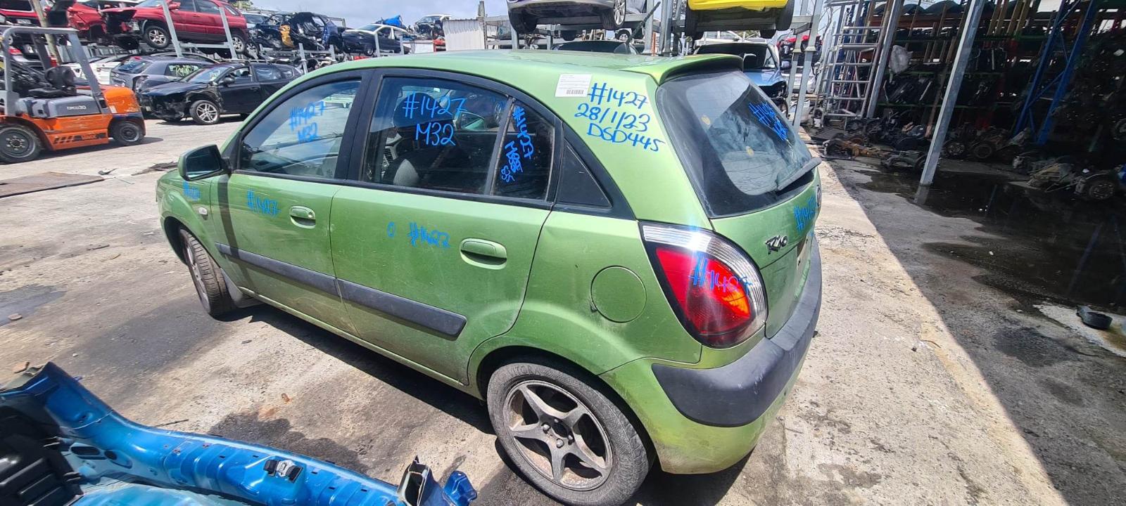 View Auto part Right Rear 1/4 Door Glass Kia Rio 2007