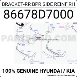 View Auto part R/Bar Bracket/Reinfo Hyundai Tucson 2016