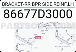 View Auto part R/Bar Bracket/Reinfo Hyundai Tucson 2017