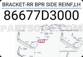 View Auto part R/Bar Bracket/Reinfo Hyundai Tucson 2017