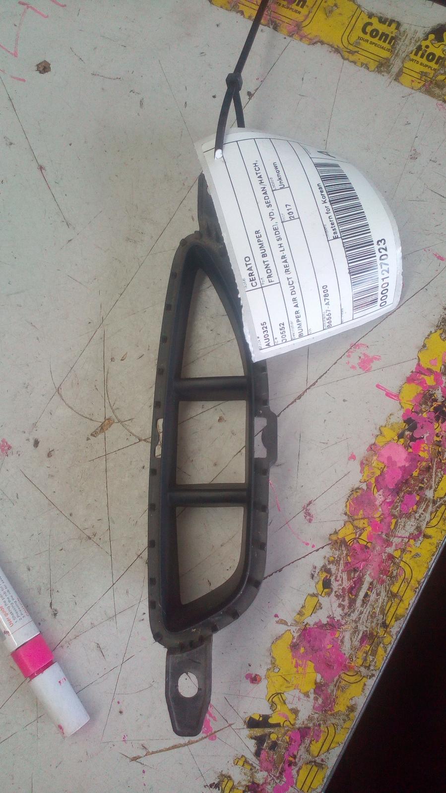 2017 Kia Cerato Front Bumper View Auto part Front Bumper Kia Cerato 2017