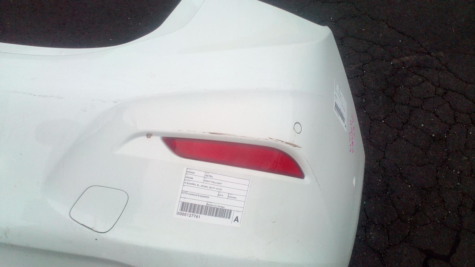 2019 Holden Astra Right Taillight View Auto part Right Taillight Holden Astra 2019