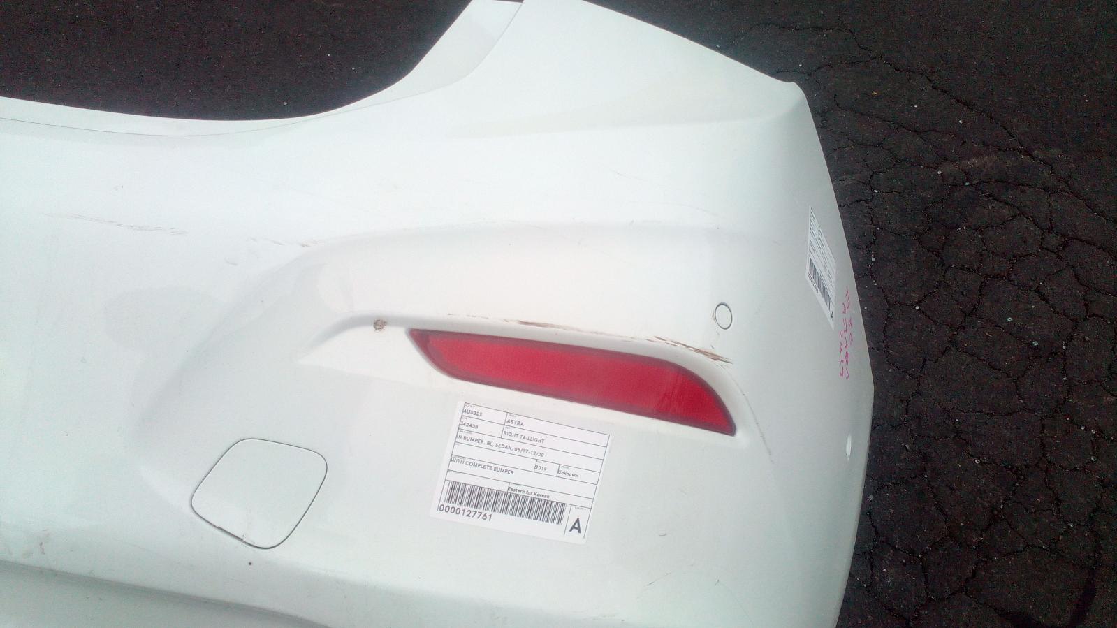 2019 Holden Astra Right Taillight View Auto part Right Taillight Holden Astra 2019