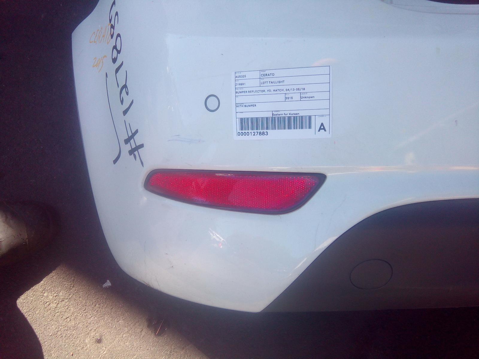 View Auto part Left Taillight Kia Cerato 2015