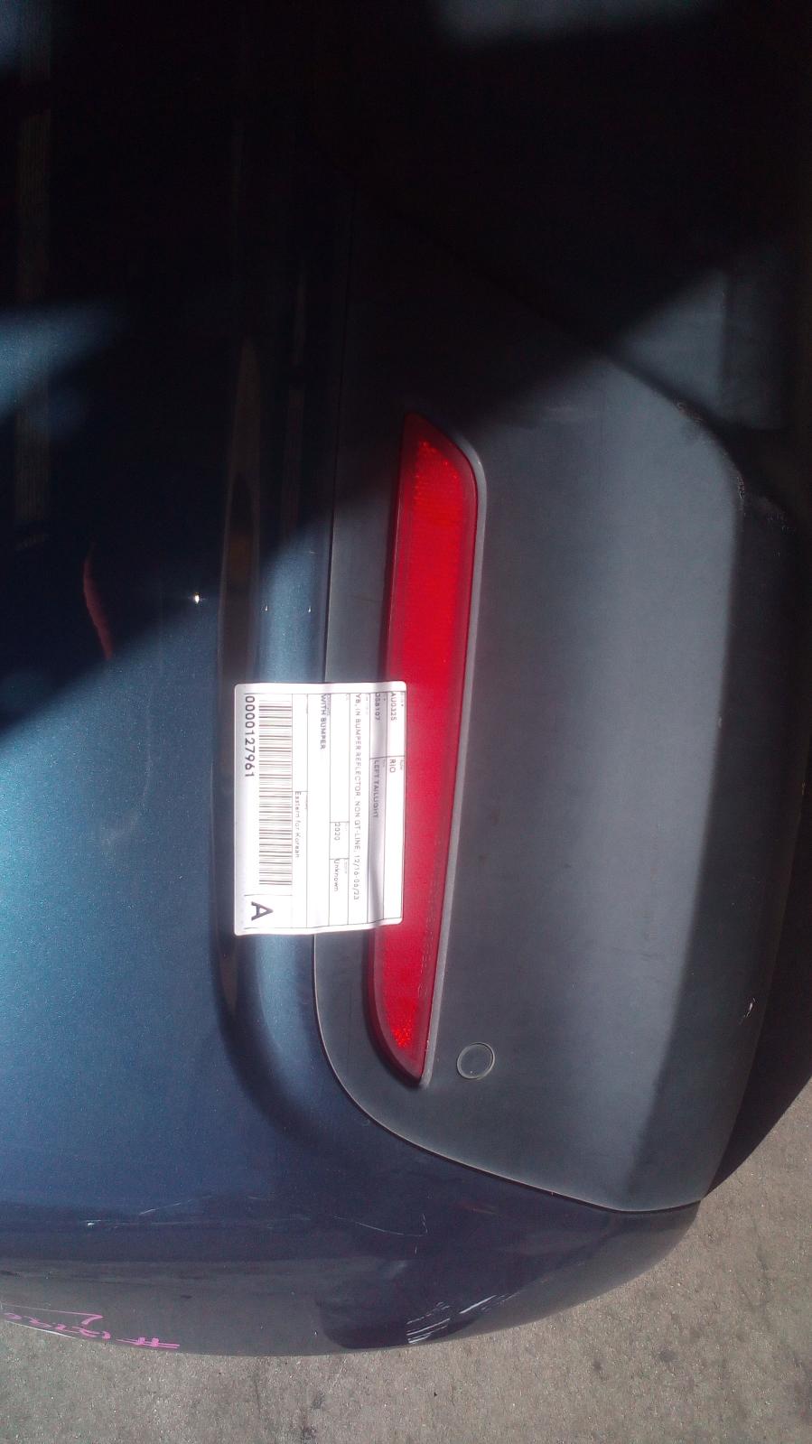 2020 Kia Rio Left Taillight View Auto part Left Taillight Kia Rio 2020