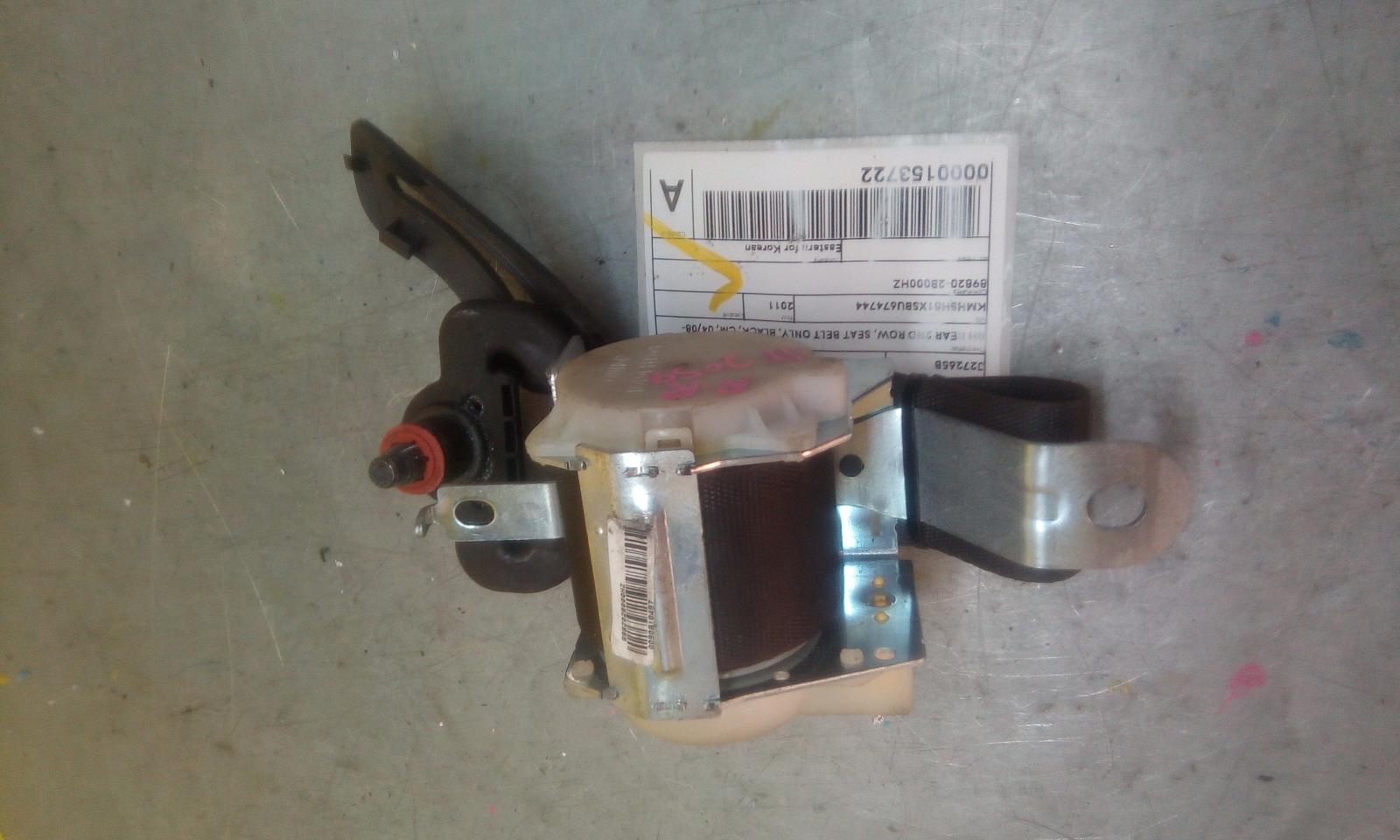 2011 Hyundai Santa Fe Seatbelt/Stalk View Auto part Seatbelt/Stalk Hyundai Santa Fe 2011