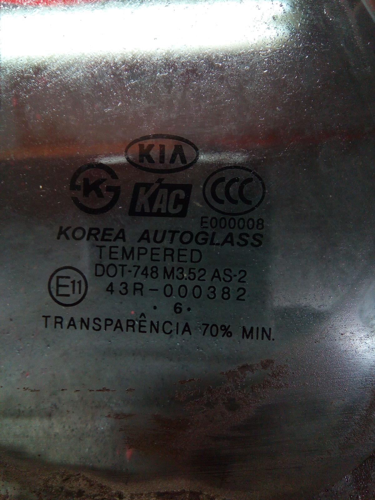 View Auto part Left Rear 1/4 Door Glass Kia Sorento 2007