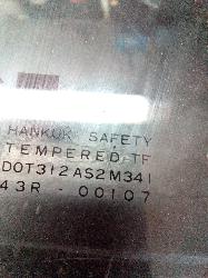 View Auto part Left Rear Side Glass Daewoo Musso 1998