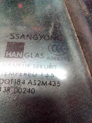 View Auto part Left Rear 1/4 Door Glass Ssangyong Kyron 2006