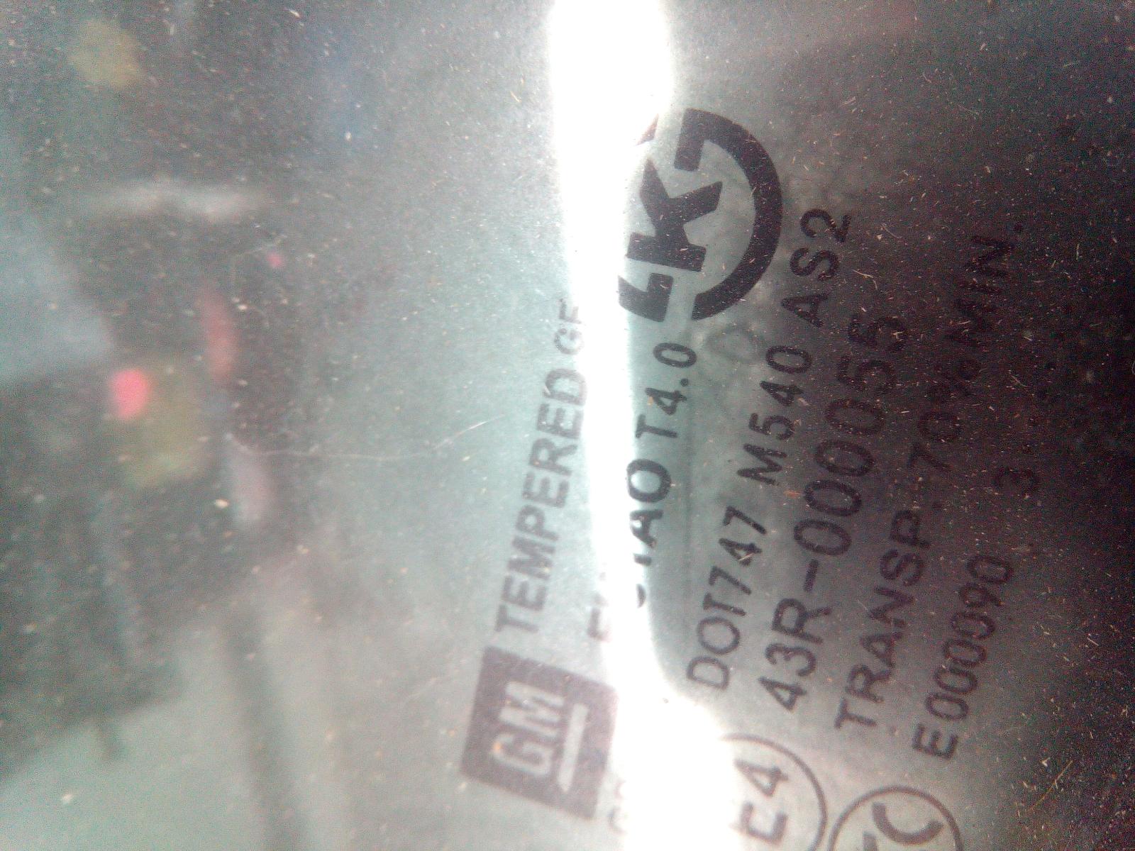 View Auto part Right Front 1/4 Door Glass Holden Barina 2012