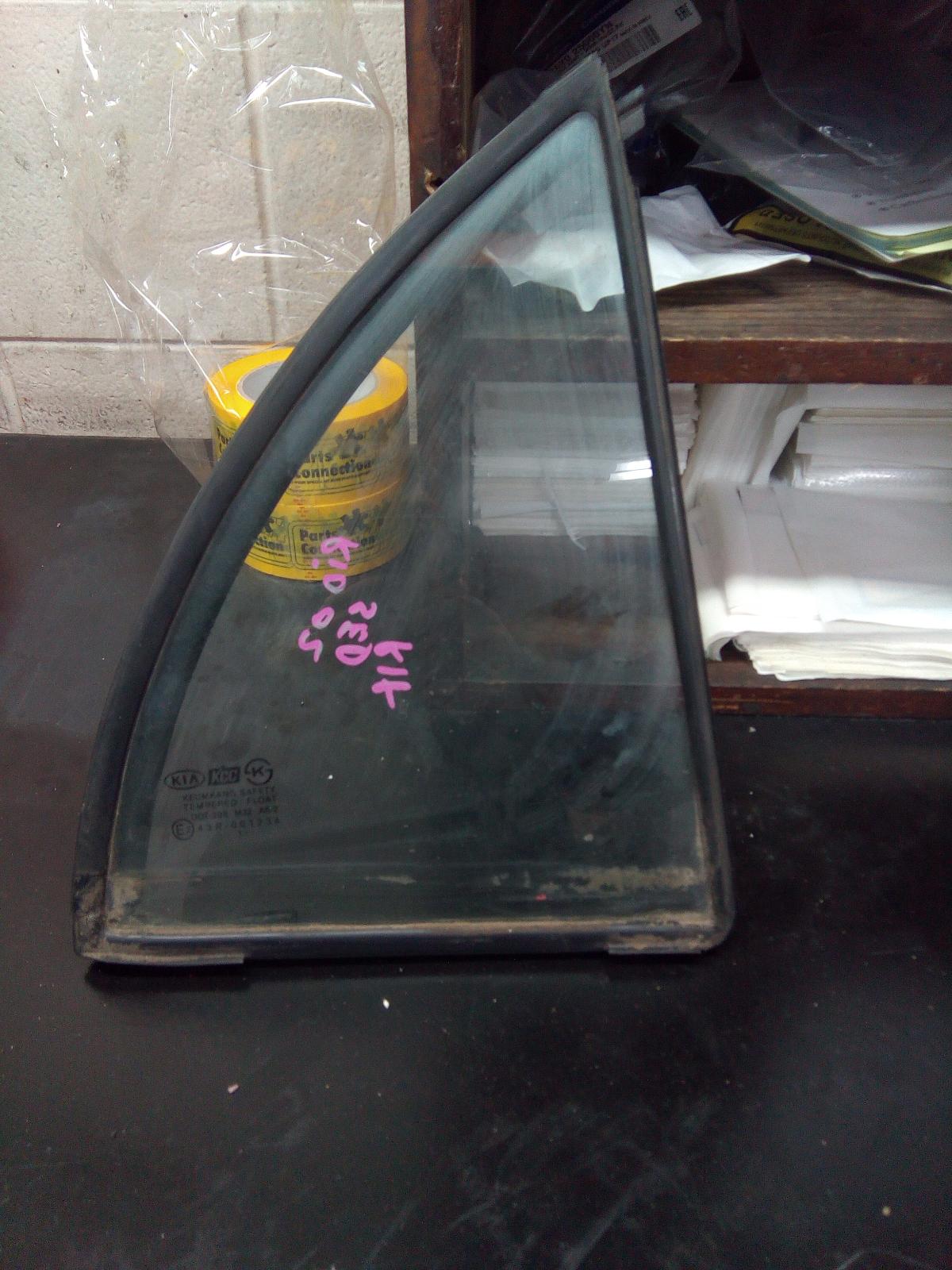 View Auto part Right Rear 1/4 Door Glass Kia Rio 2002